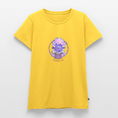 Frauen Premium T-Shirt - Eigenwollig - Sonnengelb