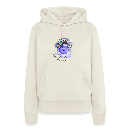 Damen Premium Hoodie - Schaf ungezähmt - Naturweiß