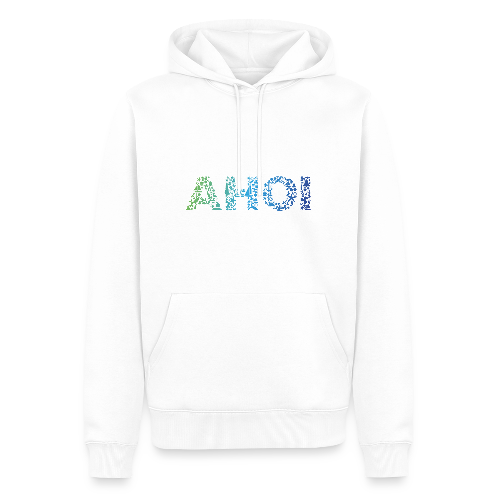 Herren Premium Hoodie - Ahoi doodles - Weiß