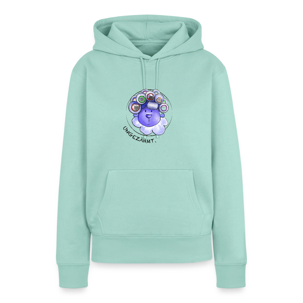 Damen Premium Hoodie - Schaf ungezähmt - Mint 