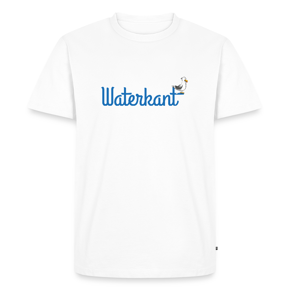 Herren Premium Bio T-Shirt - Waterkant - Weiß