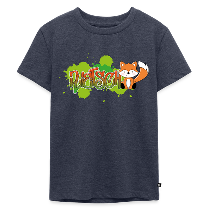 Kinder Premium T-Shirt - plietsch Voss - Jeansblau 