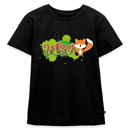 Kinder Premium T-Shirt - plietsch Voss - Schwarz