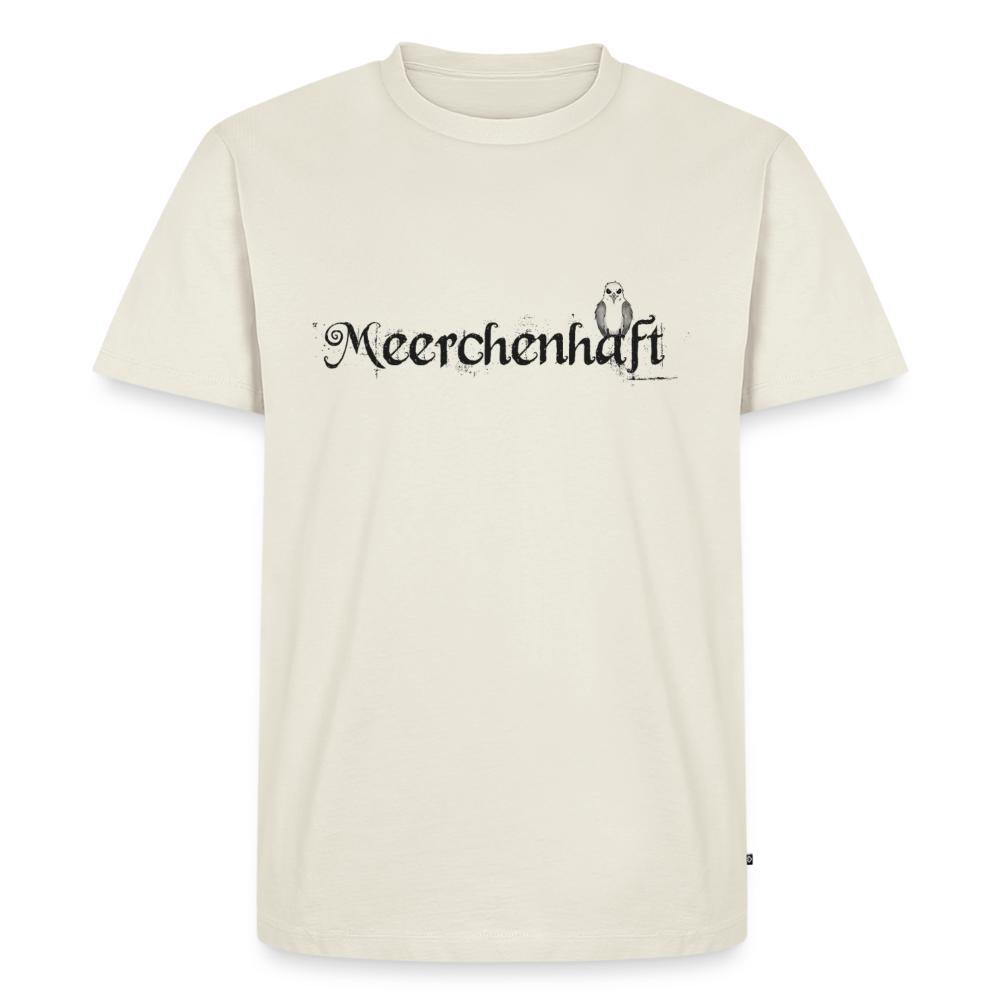 Meerchenhaft Herren Premium T-Shirt im nordischen Stil - Naturweiß