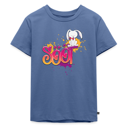 Kinder Premium T-Shirt - sööt Haas - Taubenblau