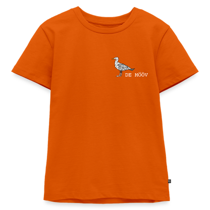 Kinder Premium T-Shirt - de Mööv (weiss) - Orange 