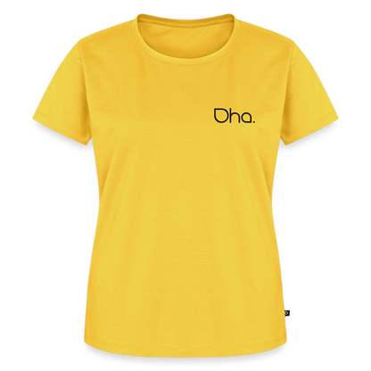 Oha rauen Premium T-Shirt - Sonnengelb