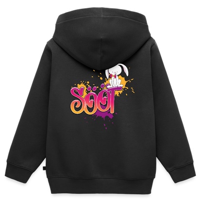 Kinder Premium Kapuzenjacke - sööt Haas - Schwarz