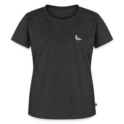 Möwe - Damen Premium Bio T-Shirt - Anthrazit meliert