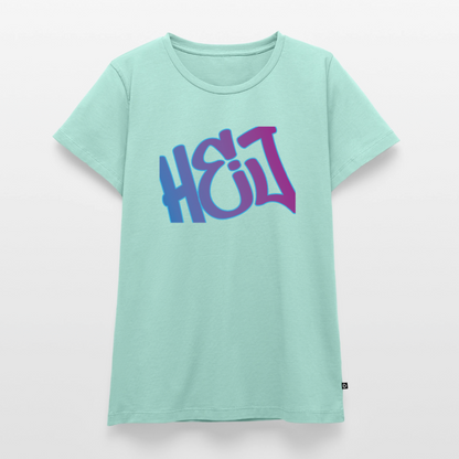 Damen Premium Bio T-Shirt - Hej - Mint 