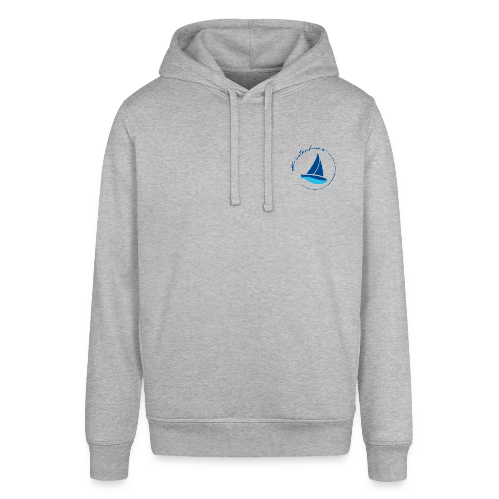 Küstenkurs - Unisex Bio-Hoodie - Grau meliert