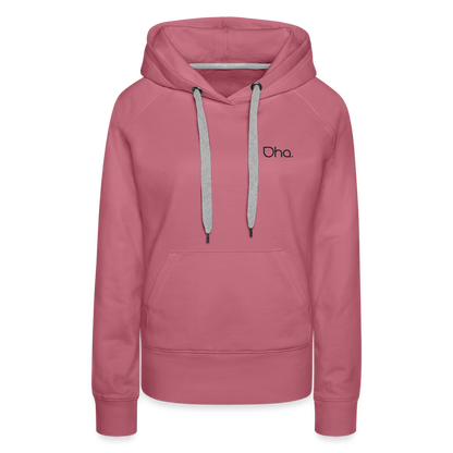 Oha Damen Premium Hoodie - Malve