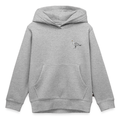 Möwe - Kinder Premium Hoodie - Grau meliert