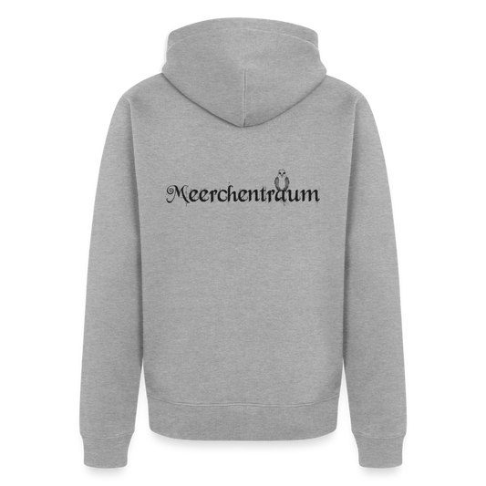 Meerchentraum -  Herren Premium Kapuzenjacke - Grau meliert