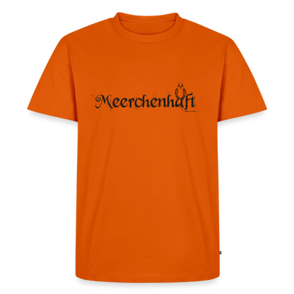 Meerchenhaft Herren Premium T-Shirt im nordischen Stil - Orange 