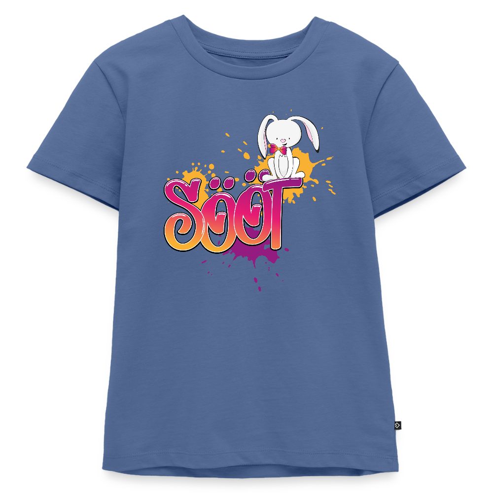 Kinder Premium T-Shirt - sööt Haas - Taubenblau