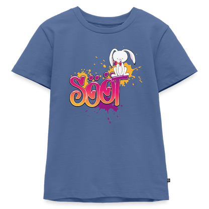 Kinder Premium T-Shirt - sööt Haas - Taubenblau