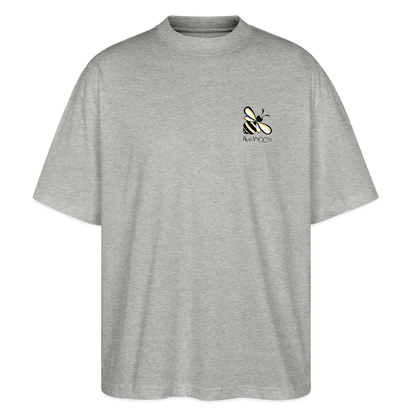 Unisex Oversize Bio-T-Shirt - Plüschmoors - Grau meliert