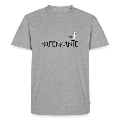 Hafenkante - Herren Premium Bio T-Shirt - Grau meliert