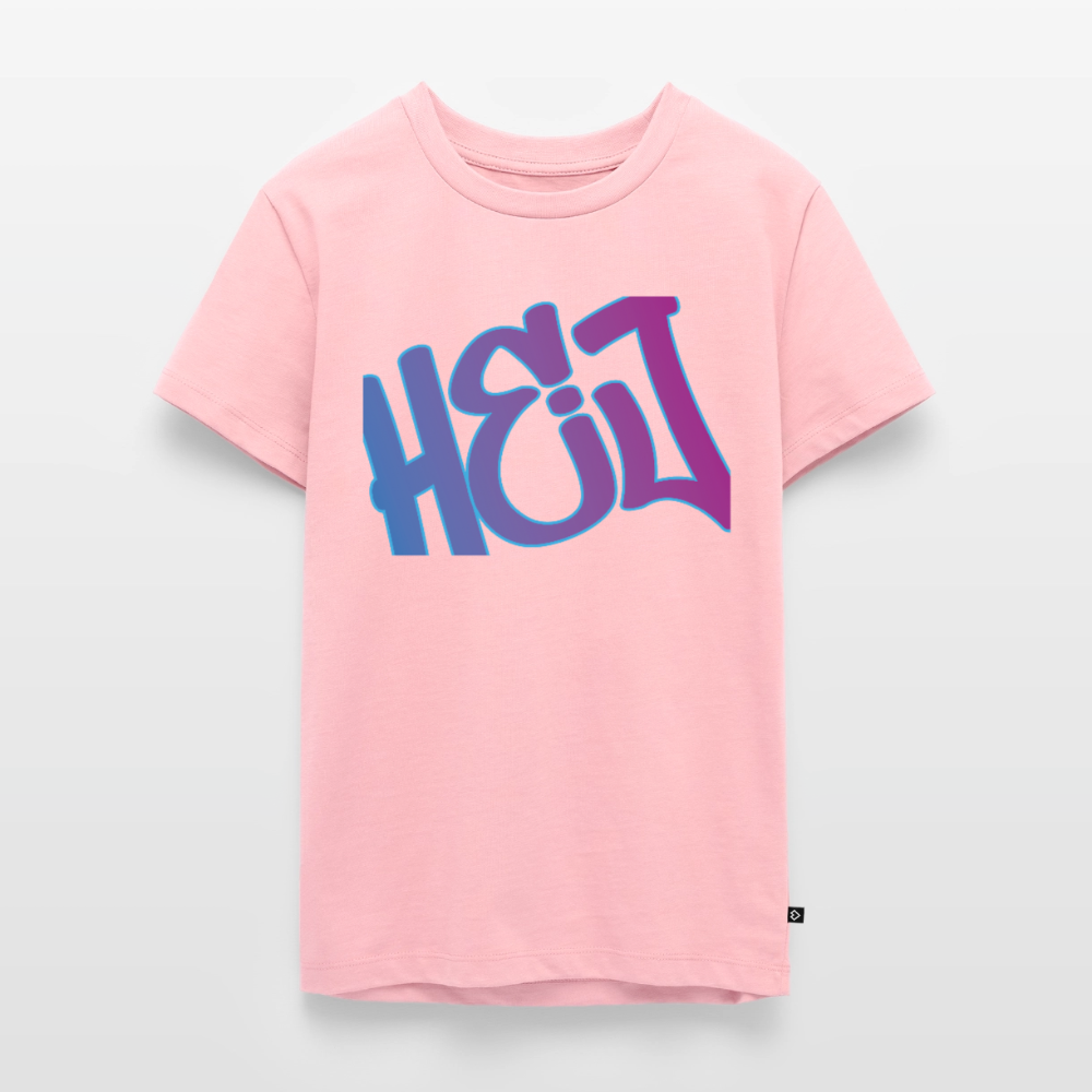 Teenager Premium T-Shirt "Hej" - Rosa