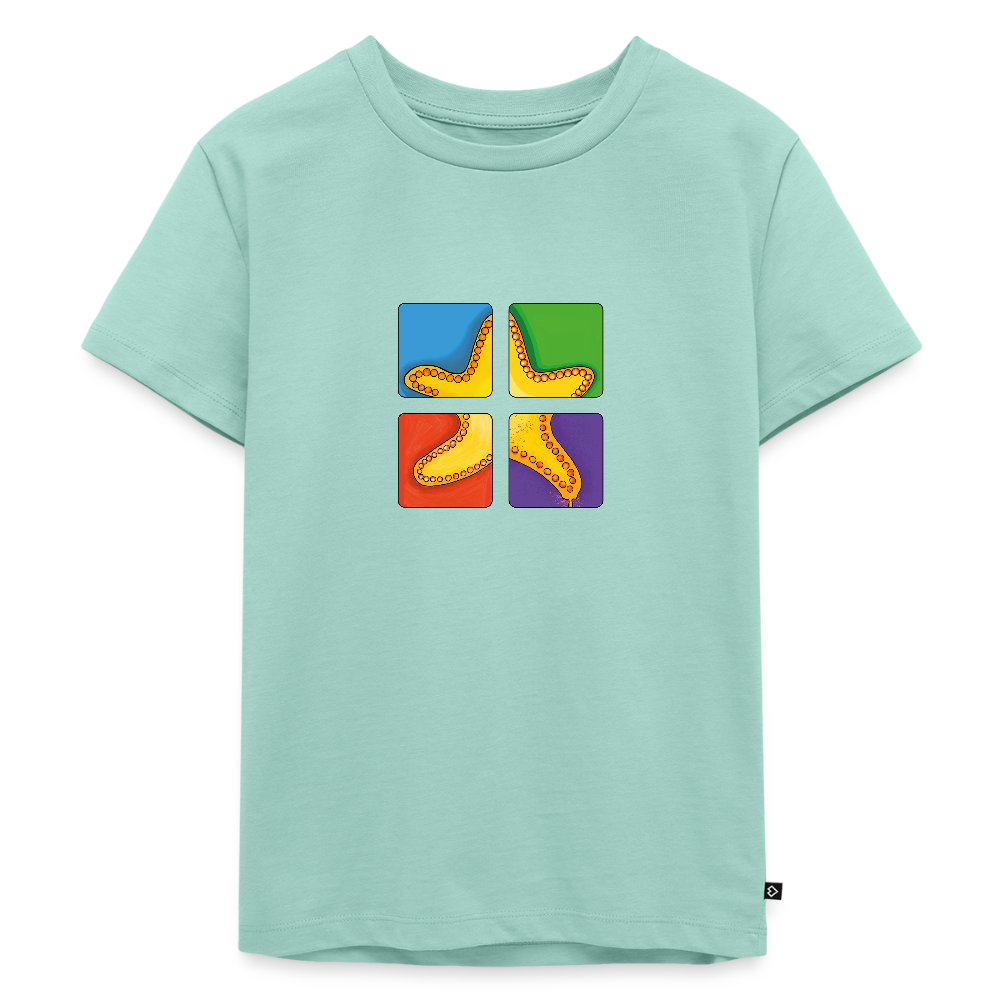 Kinder Premium T-Shirt - Seestern - Mint 