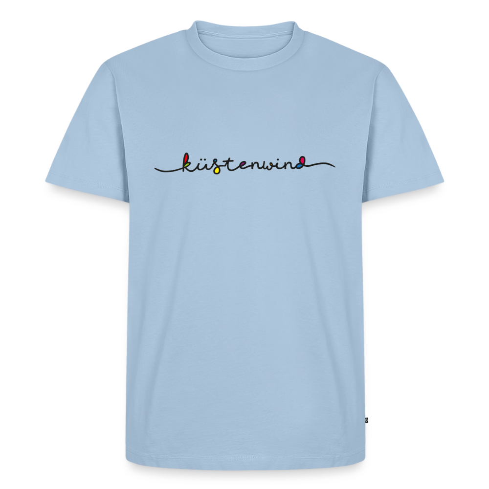 Küstenwind - Herren Premium Bio T-Shirt - Hellblau