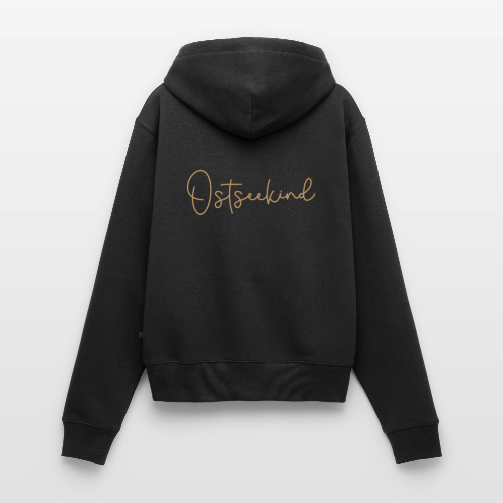 Damen Premium Kapuzenjacke - Ostseekind - Schwarz