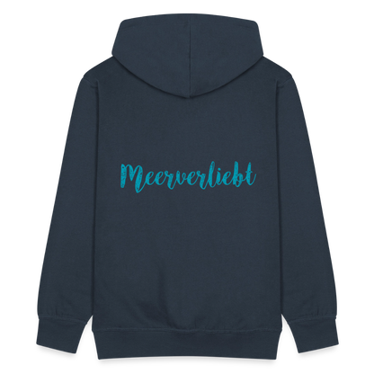 Herren Premium Kapuzenjacke - Meerverliebt - Navy