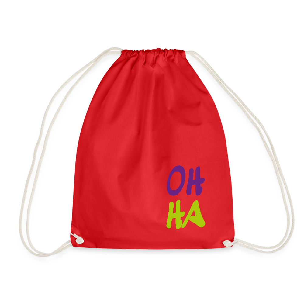 Turnbeutel - Oh ha - Rot