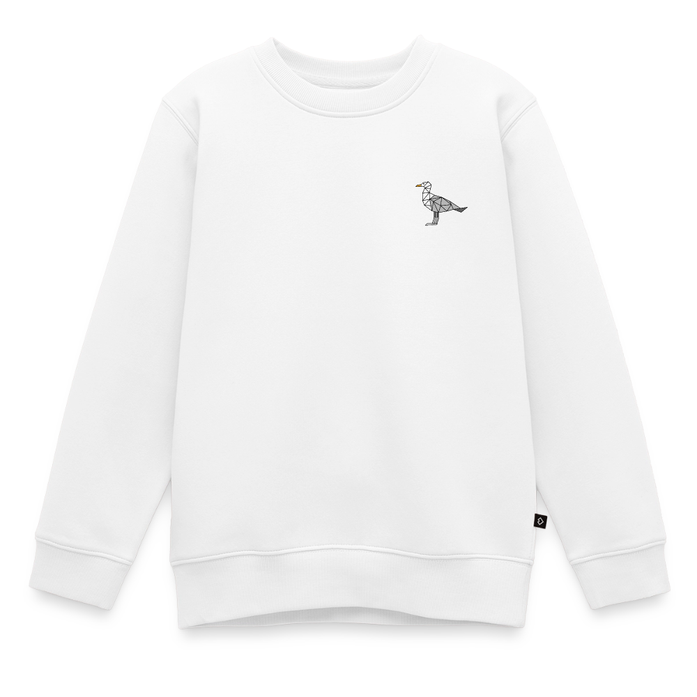 Möwe - Kinder Premium Pullover - Weiß