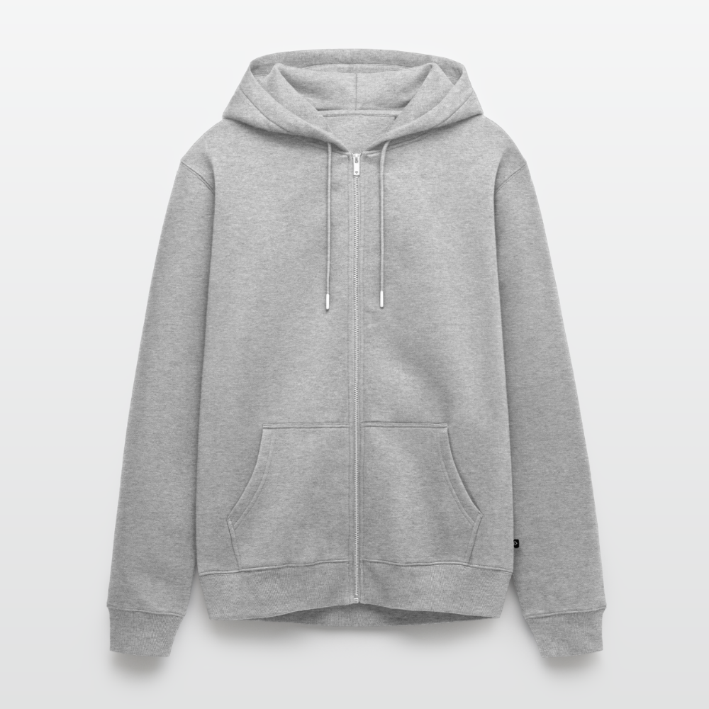 Küstenwind - Herren Premium Kapuzenjacke - Grau meliert