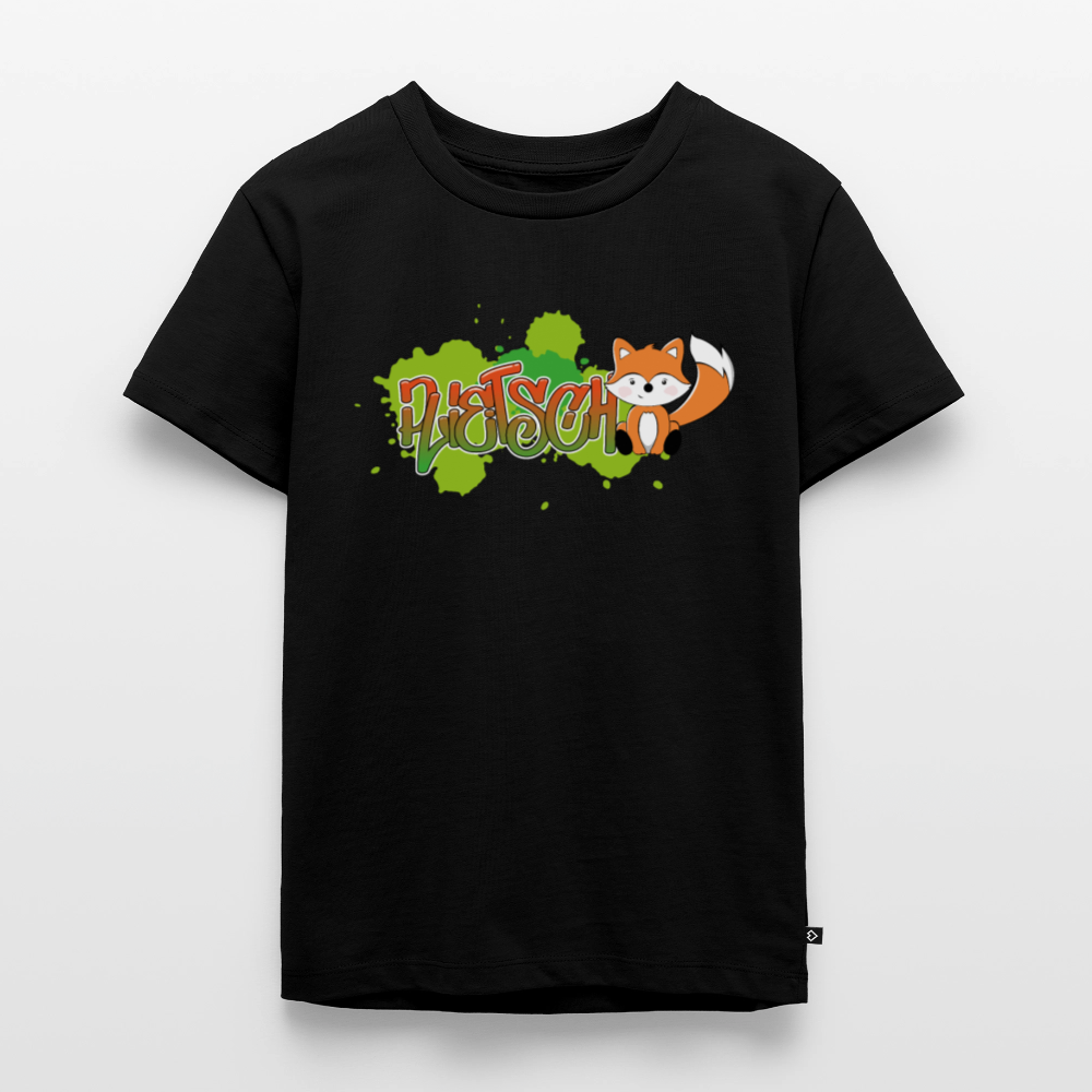 Kinder Premium T-Shirt - plietsch Voss - Schwarz