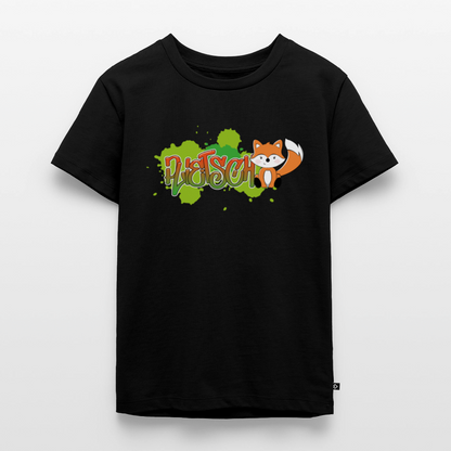 Kinder Premium T-Shirt - plietsch Voss - Schwarz
