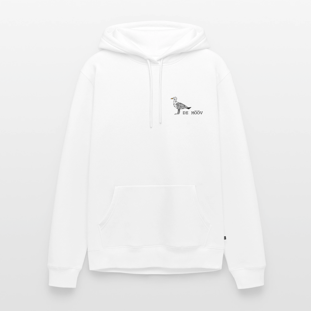 Herren Premium Hoodie - de Mööv - Weiß