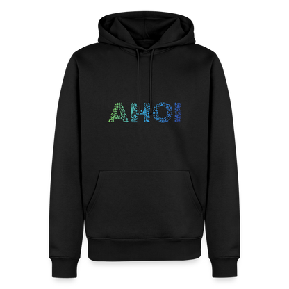Herren Premium Hoodie - Ahoi doodles - Schwarz