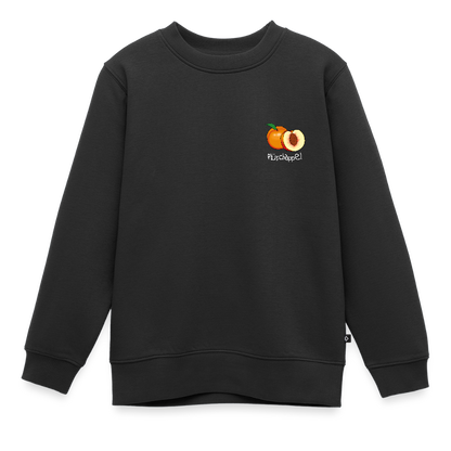 Kinder Premium Pullover - Plüschappel - Schwarz