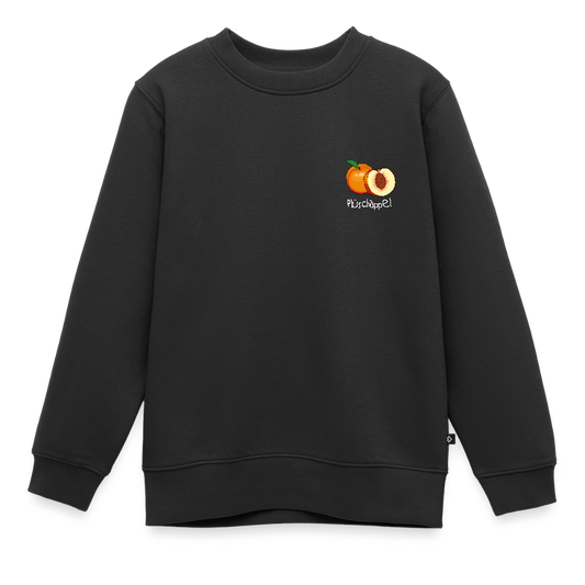 Kinder Premium Pullover - Plüschappel - Schwarz