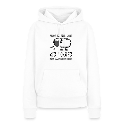 Damen Premium Hoodie - Schaf - Weiß