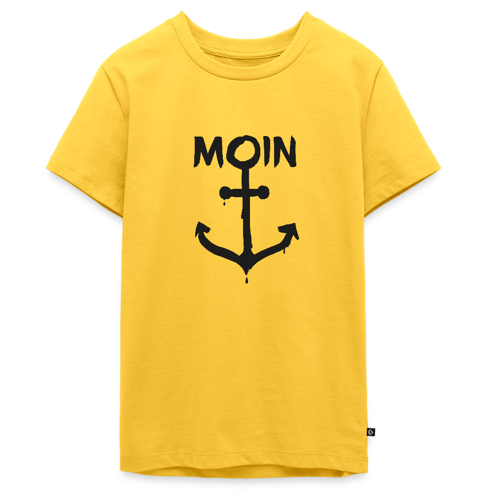 Teenager Premium T-Shirt - Moin Anker - Gelb