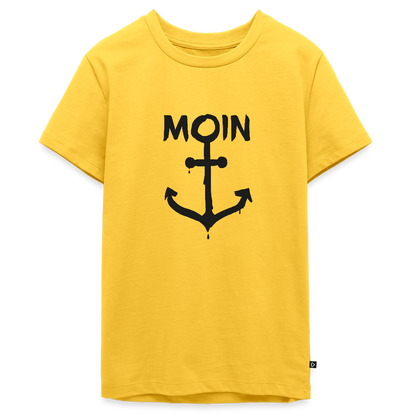 Teenager Premium T-Shirt - Moin Anker - Gelb
