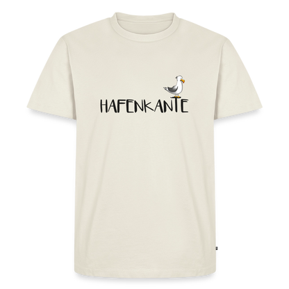 Hafenkante - Herren Premium Bio T-Shirt - Naturweiß