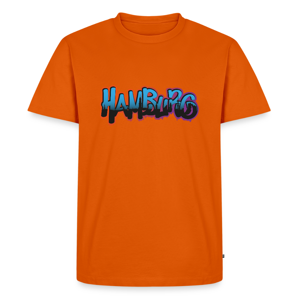Herren Premium Bio T-Shirt - Hamburg - Orange 