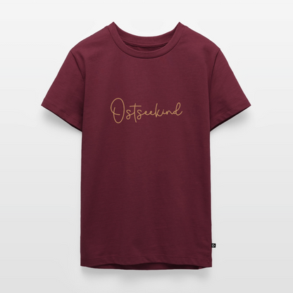 Teenager Premium T-Shirt "Ostseekind" - Burgunderrot