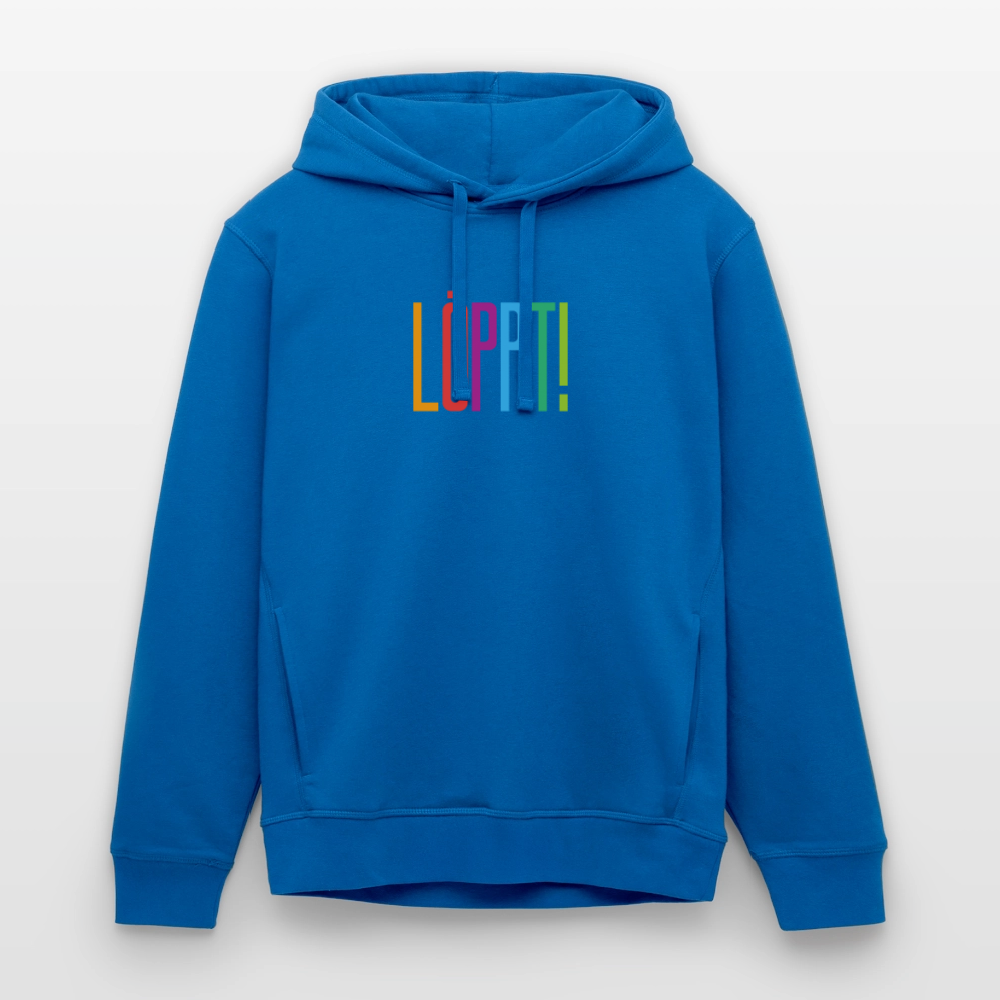 Unisex Bio-Hoodie - Löppt! - Königsblau