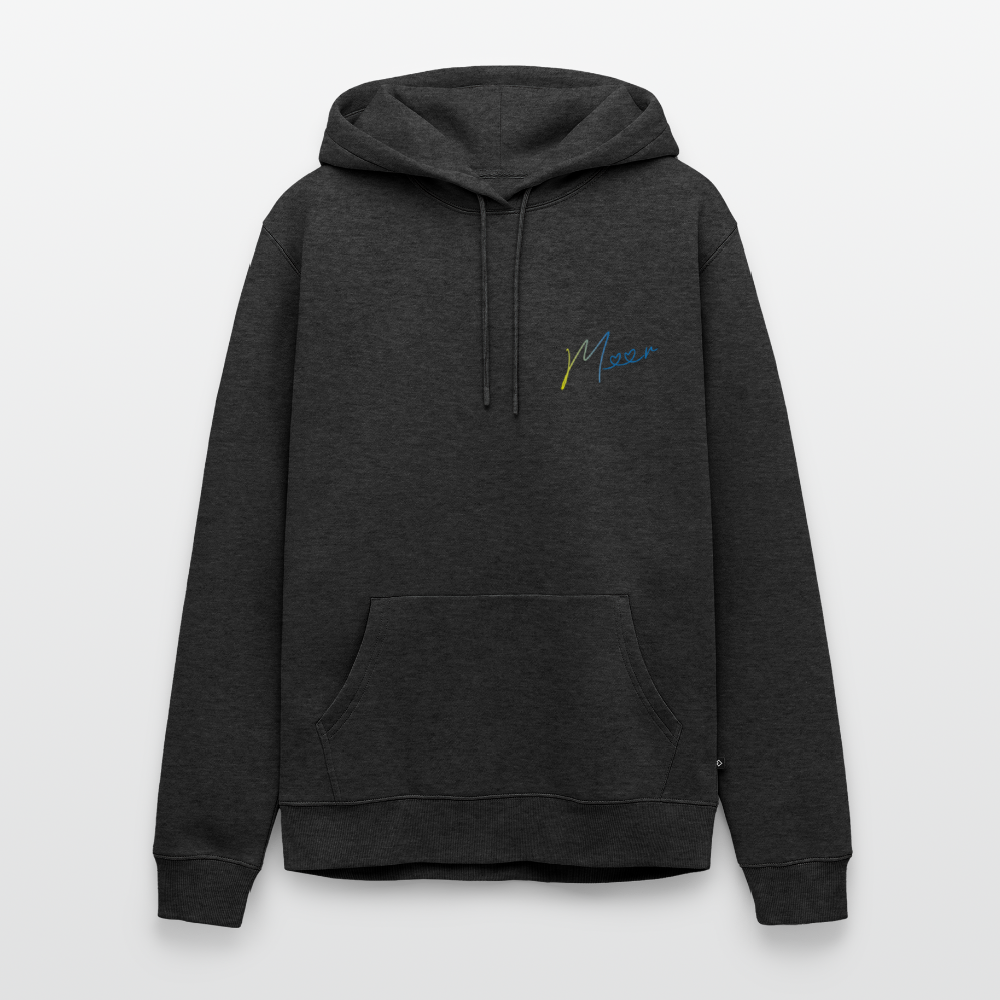 Männer Premium Hoodie - Meer - Anthrazit meliert