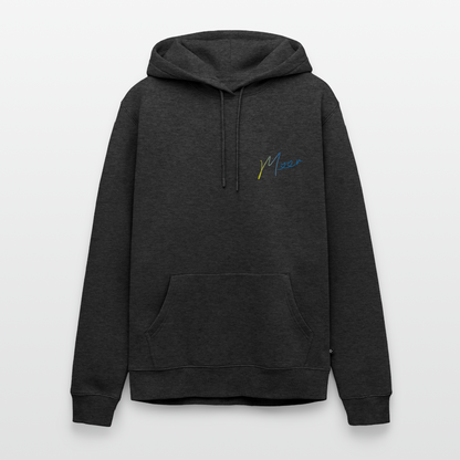 Männer Premium Hoodie - Meer - Anthrazit meliert