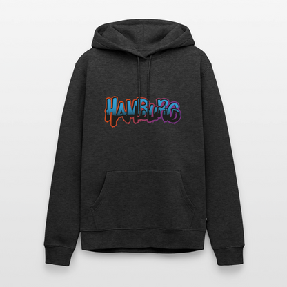 Herren Premium Hoodie - Hamburg - Anthrazit meliert