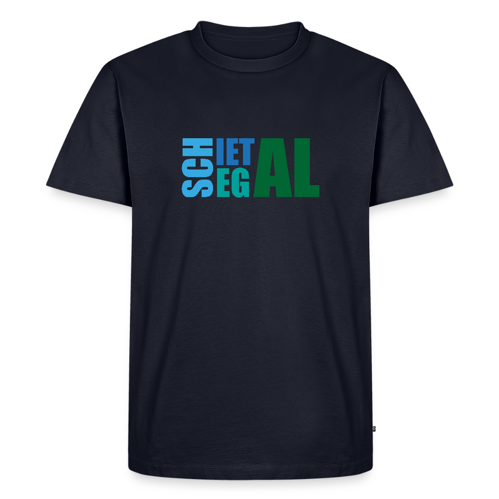 Herren Premium Bio T-Shirt - Schietegal - Navy