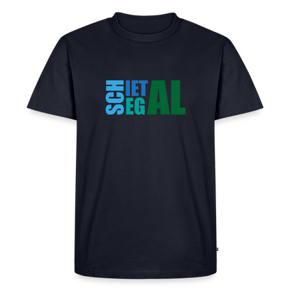 Herren Premium Bio T-Shirt - Schietegal - Navy