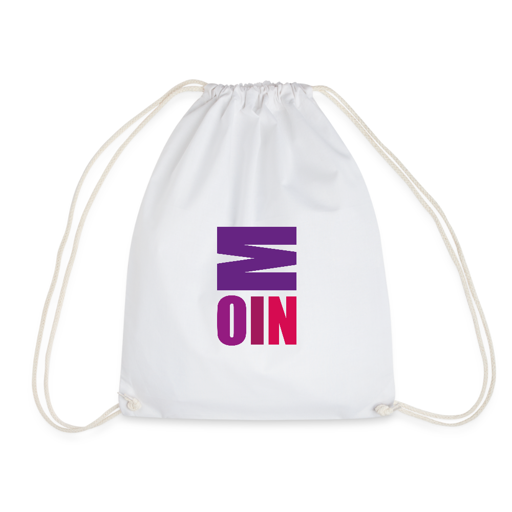 Turnbeutel - Moin Pink - Weiß